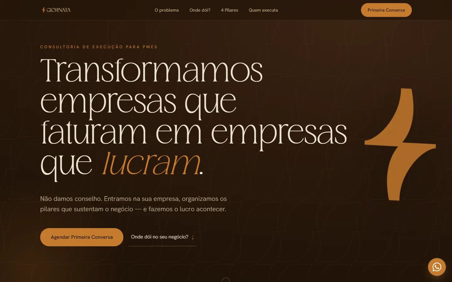 Site publicado da Giornata